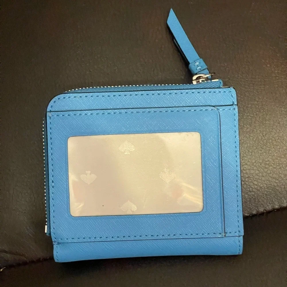 Kate Spade Sky Blue Zip Wallet